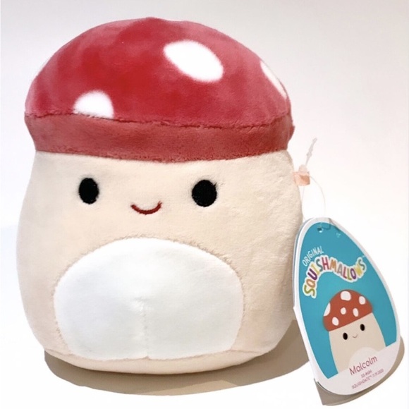 Nwt  🍄 5" Malcolm Mushroom Squishmallow - Picture 1 of 4